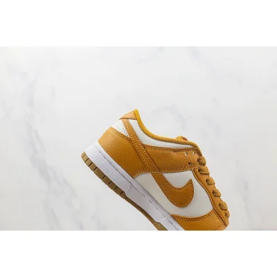 Nike Dunk Low "Gold/White" фото № 3
