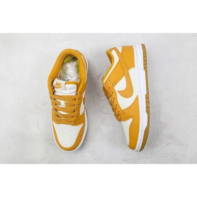 Nike Dunk Low "Gold/White" фото № 7