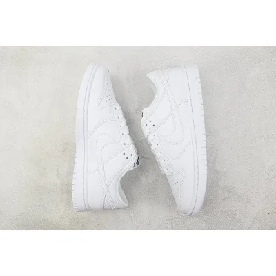 Nike Dunk Low "Triple White" фото № 6