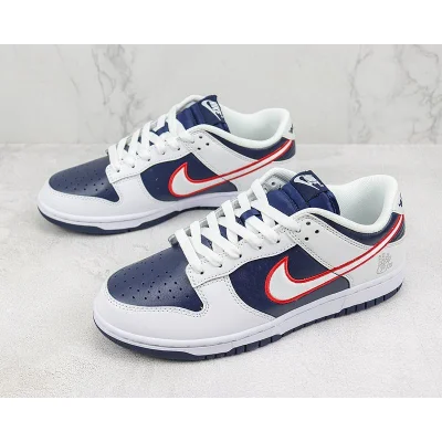 Nike Dunk Low "White/Red/Obsidian" фото № 5 Nike Dunk Low "White/Red/Obsidian" фото № 5