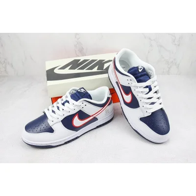 Nike Dunk Low "White/Red/Obsidian" фото № 7 Nike Dunk Low "White/Red/Obsidian" фото № 7