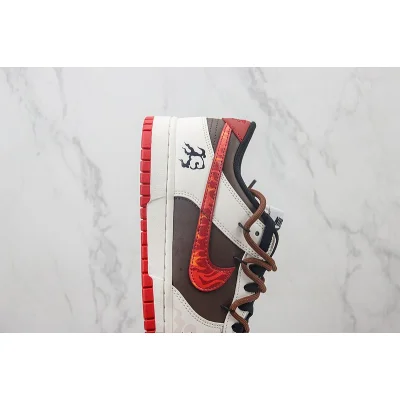 Nike Dunk Low Custom "Year of the Dragon/Red" фото № 3