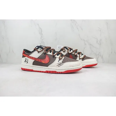 Nike Dunk Low Custom "Year of the Dragon/Red" фото № 6