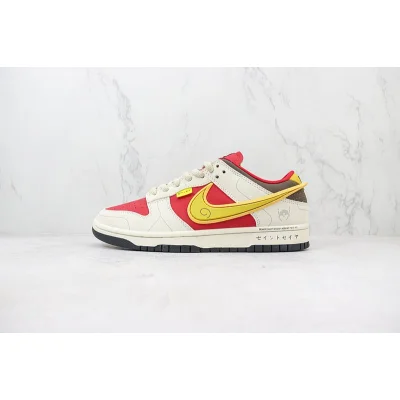 Saint Seiya x Nike Dunk Low "White/Red/Yellow" фото № 2