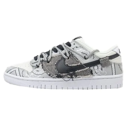 Nike Dunk Low "Jeans Patchwork/Grey/Black"