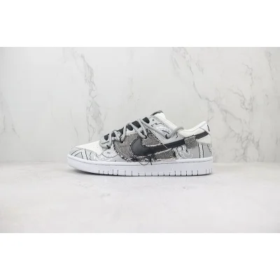 Nike Dunk Low "Jeans Patchwork/Grey/Black" фото № 2