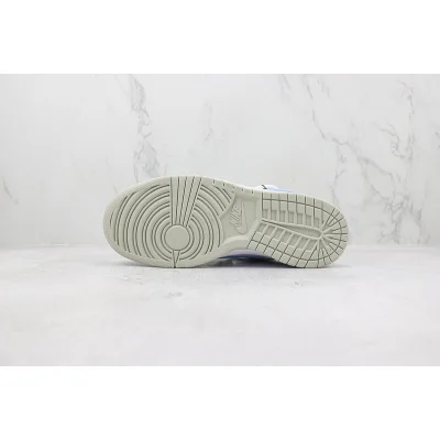 Nike Dunk Low "White/Light Blue/Double Lacing" фото № 8