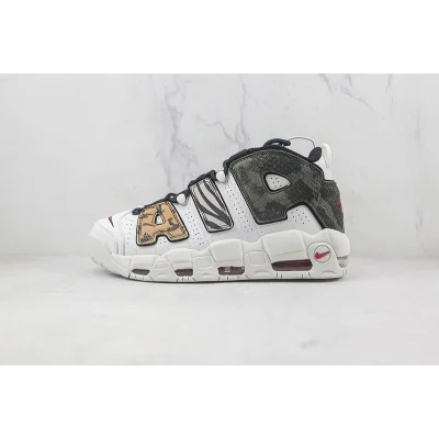Nike Air More Uptempo 96 QS "White/Black/Leopard Print" фото № 2