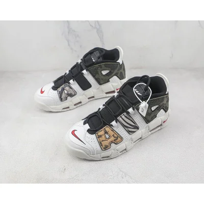 Nike Air More Uptempo 96 QS "White/Black/Leopard Print" фото № 5