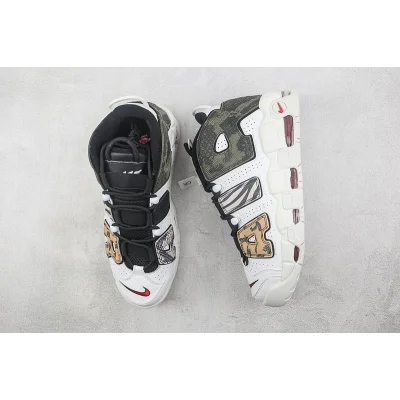 Nike Air More Uptempo 96 QS "White/Black/Leopard Print" фото № 6