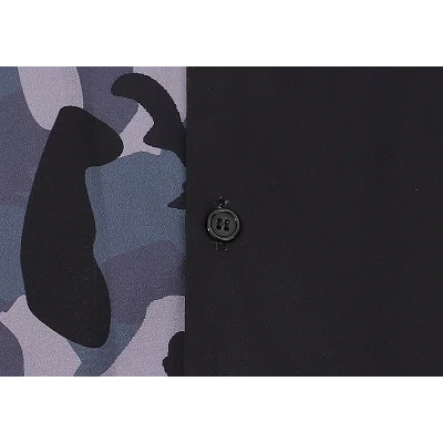 Рубашка Prada Short Sleeve "Black/Gray" фото № 8