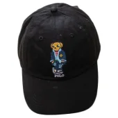 Бейсболка Polo Ralph Lauren Bear Glasses "Black"