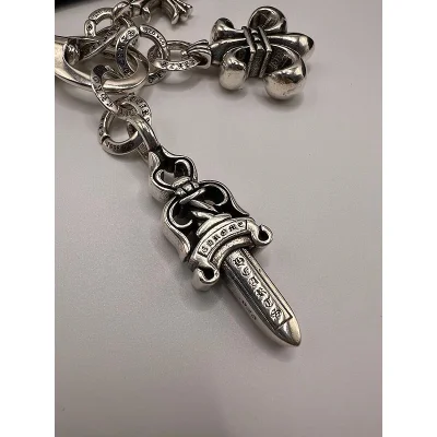 Брелок Chrome Hearts With Brand Badges "Silver" фото № 6