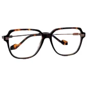 Оправа для очков Gentle Monster Big Lenses And Stripes On Frame Front "Brown"