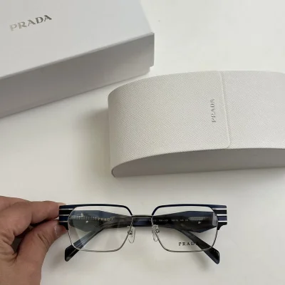 Оправа для очков Prada Rectangle Shaped With Top Colorful Stripes "Blue" фото № 2 Оправа для очков Prada Rectangle Shaped With Top Colorful Stripes "Blue" фото № 2