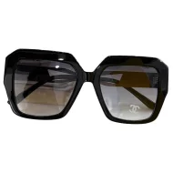 Солнцезащитные очки Balenciaga Temples With Inscriptions "Black/Brown"