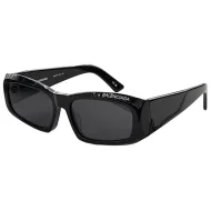 Солнцезащитные очки Balenciaga Rectangle Shaped And Front Inscription "Black"