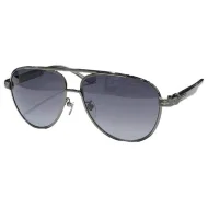 Солнцезащитные очки Chrome Hearts Temples Decorated By Patterns Aviator Form "Gray"