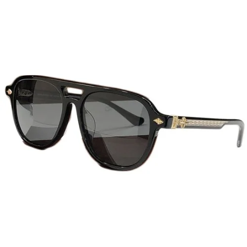 Солнцезащитные очки Chrome Hearts Patterns Along Temple "Black"