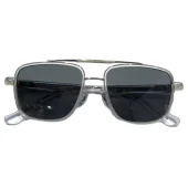 Солнцезащитные очки Chrome Hearts Aviator Shaped Temples Decorated By Crosses "Gray/Black"