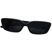 Солнцезащитные очки Gentle Monster Rectangle Shaped And Temples Decorated By Three Silver Symbols "Black"