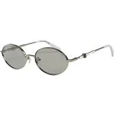 Солнцезащитные очки Moncler Rounded Shaped With Decorated Temples "Gray"