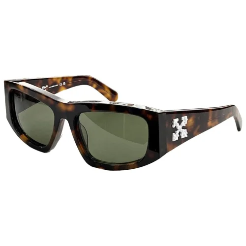 Солнцезащитные очки Off White Temples Decorated By Arrows "Brown"