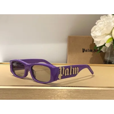 Солнцезащитные очки Palm Angels With Inscription On Temples "Violet" фото № 2