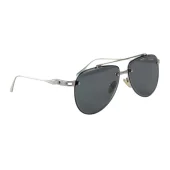 Солнцезащитные очки Prada Aviator Shaped And Thin Frame "Black/Silver"