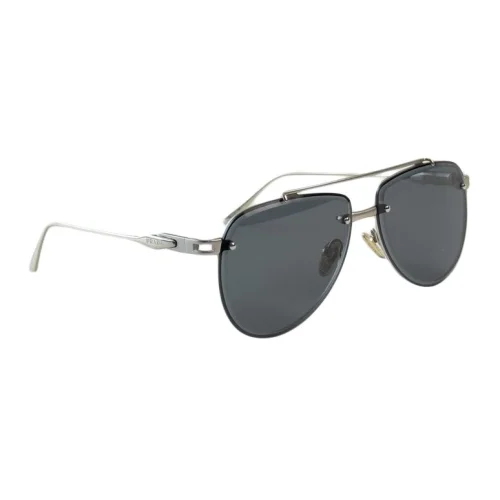 Солнцезащитные очки Prada Aviator Shaped And Thin Frame "Black/Silver"