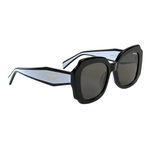 Солнцезащитные очки Prada Frame With Cut Edges "Black/Blue"
