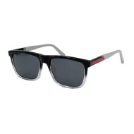 Солнцезащитные очки Prada Rectangle Form And Inscription On Frame "Black/White"