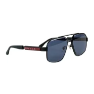 Солнцезащитные очки Prada Aviator Frame With Thin Temples And Logo "Blue"