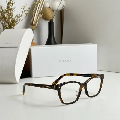 Оправа для очков Prada Frame Decorated By Arrows "Brown/Yellow" фото № 2 Оправа для очков Prada Frame Decorated By Arrows "Brown/Yellow" фото № 2