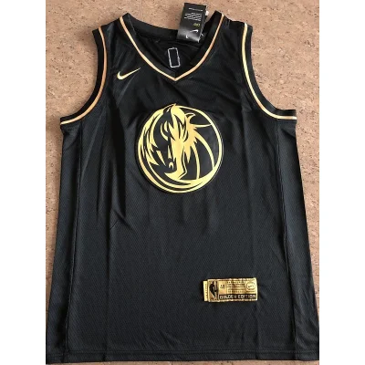 Баскетбольная Джерси Nike Dallas Mavericks №77 Luka Doncic "Black" фото № 3