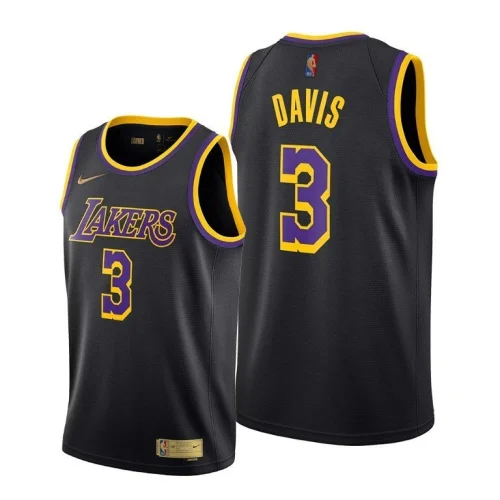 Баскетбольная Джерси Nike Los Angeles Lakers 21 №3 Anthony Davis "Black"