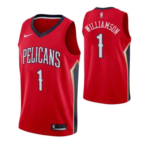 Баскетбольная Джерси Nike New Orleans Pelicans №1 Zion Williamson "Red"