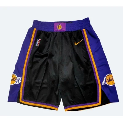 Баскетбольные Шорты Nike Los Angeles Lakers "Black" фото № 2