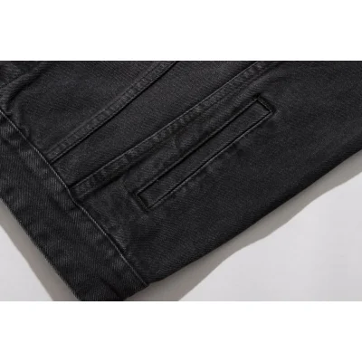 Джинсовая Куртка Balenciaga X Adidas With Stripes On The Sleeves "Black" фото № 7