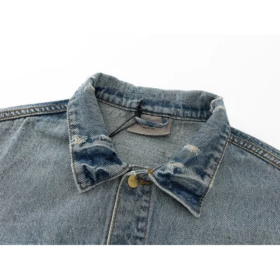 Джинсовая Куртка Fear Of God Plain Without Print "Blue" фото № 7 Джинсовая Куртка Fear Of God Plain Without Print "Blue" фото № 7