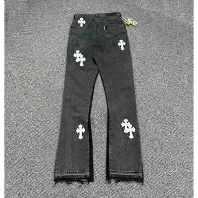 Джинсы Gallery Dept x Chrome Hearts White Cross "Black/Gray Denim" фото № 5 Джинсы Gallery Dept x Chrome Hearts White Cross "Black/Gray Denim" фото № 5