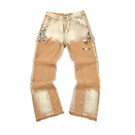Джинсы Gallery Dept. LA Flare Sweatpants Hybrid "Brown"