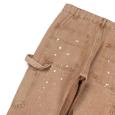 Джинсы Gallery Dept. LA Flare Carpenter Patch "Brown" фото № 3