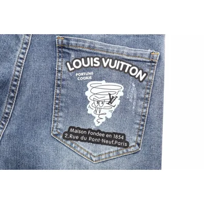 Джинсы Louis Vuitton Tornado On The Pocket "Blue" фото № 8