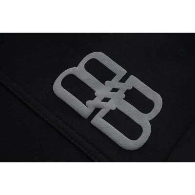 Штаны Balenciaga With Soft Text Logo "Black" фото № 7