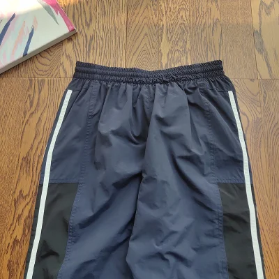 Штаны Balenciaga Cotton With Logo "Blue/Gray" фото № 5