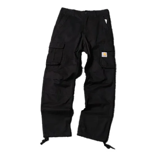 Штаны Carhartt With Logo On Pocket "Black"