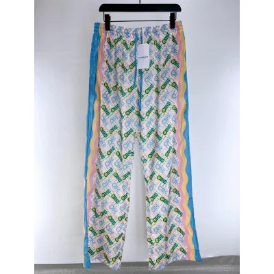 Штаны Casablanca Shooting Logos "White" фото № 6