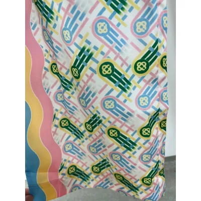 Штаны Casablanca Shooting Logos "White" фото № 4