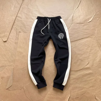 Штаны Chrome Hearts With Brand Logo And White Stripes "Black" фото № 5 Штаны Chrome Hearts With Brand Logo And White Stripes "Black" фото № 5